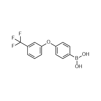 {4-[3-(trifluoromethyl)phenoxy]phenyl}boronic acid Structure