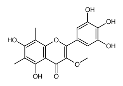di-C-methyl-6,8-methoxy-3-myricetine结构式