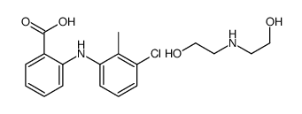 2-[(3-chloro-o-tolyl)amino]benzoic acid, compound with 2,2'-iminodiethanol (1:1) picture