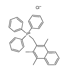 triphenyl((1,3,4-trimethylnaphthalen-2-yl)methyl)phosphonium chloride结构式