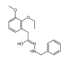 N'-benzyl-2-(2-ethoxy-3-methoxyphenyl)acetohydrazide结构式
