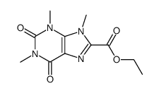 1,3,9-trimethyl-2,6-dioxo-2,3,6,9-tetrahydro-1H-purine-8-carboxylic acid ethyl ester Structure