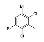 1,5-dibromo-2,4-dichloro-3-methylbenzene Structure