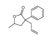 5-methyl-3-phenyl-3-prop-2-enyloxolan-2-one结构式