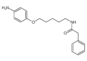 N-[5-(4-aminophenoxy)pentyl]-2-phenylacetamide Structure