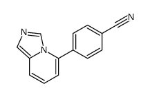 4-imidazo[1,5-a]pyridin-5-ylbenzonitrile Structure