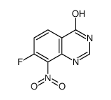 7-氟-8-硝基喹唑啉-4(3H)-酮结构式
