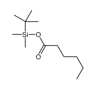 [tert-butyl(dimethyl)silyl] hexanoate结构式