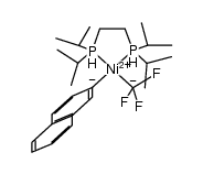 (1,2-bis(diisopropylphosphino)ethane)Ni(naphthyl)(trifluoromethyl) Structure