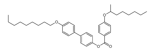 4-[(1-Methylheptyl)oxy]benzoic acid 4'-(nonyloxy)biphenyl-4-yl ester Structure