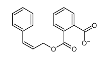 2-(3-phenylprop-2-enoxycarbonyl)benzoate Structure