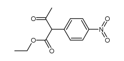 2-(p-Nitrophenyl)acetoacetic acid ethyl ester structure