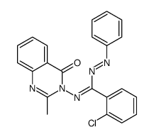 2-chloro-N'-(2-methyl-4-oxoquinazolin-3-yl)-N-phenyliminobenzenecarboximidamide Structure