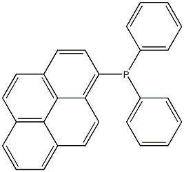 Diphenyl-1-pyrenylphosphine(DPPP) Structure