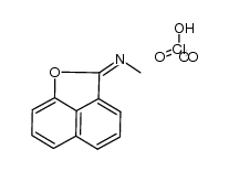 2-methylaminonaphtho[1,8-bc]furylium perchlorate结构式