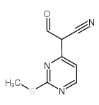2-(2-(methylthio)pyrimidin-4-yl)-3-oxopropanenitrile Structure