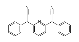2,6-bis(α-cyanobenzyl)pyridine结构式