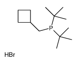 ditert-butyl(cyclobutylmethyl)phosphane,hydrobromide Structure