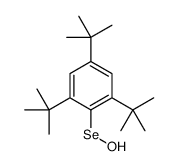 1,3,5-tritert-butyl-2-hydroxyselanylbenzene结构式