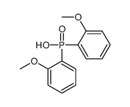 Bis(2-methoxyphenyl)phosphinic acid结构式