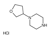 Piperazine, 1-(tetrahydro-3-furanyl)- HCl salt structure