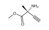 3-Butynoicacid,2-amino-2-methyl-,methylester,(R)-(9CI)结构式