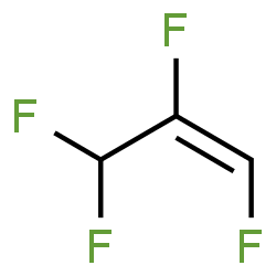 (1E)-1,2,3,3-Tetrafluoro-1-propene结构式