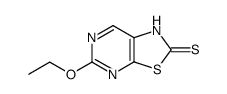 Thiazolo[5,4-d]pyrimidine-2-thiol, 5-ethoxy- (6CI) Structure