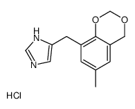 5-[(6-methyl-4H-1,3-benzodioxin-8-yl)methyl]-1H-imidazole,hydrochloride Structure