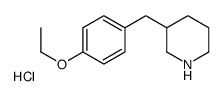 3-[(4-ethoxyphenyl)methyl]piperidine,hydrochloride结构式