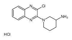 1-(3-Chloro-quinoxalin-2-yl)-piperidin-3-ylamine hydrochloride Structure