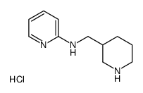 N-(3-哌啶基甲基)-2-吡啶胺盐酸盐结构式