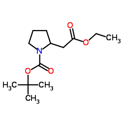 Ethyl 2-methyl-2-propanyl 2-pyrrolidinylmalonate structure