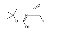 Carbamic acid, [(1S)-1-formyl-2-(methylthio)ethyl]-, 1,1-dimethylethyl ester结构式