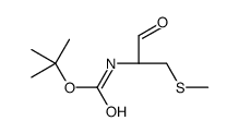 Carbamic acid, [(1S)-1-formyl-2-(methylthio)ethyl]-, 1,1-dimethylethyl ester Structure