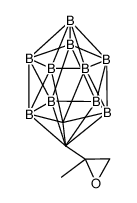 1,2-c2b10h11-1-c(ch3)ch2o Structure