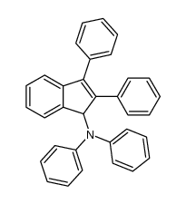 N,N,2,3-tetraphenyl-1H-inden-1-amine结构式