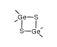 2,2,4,4-tetramethyl-1,3,2,4-dithiadigermetane Structure