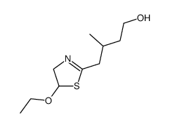 2-Thiazolebutanol,5-ethoxy-4,5-dihydro-gamma-methyl-(9CI) Structure