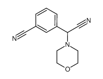 3-[cyano(morpholin-4-yl)methyl]benzonitrile结构式