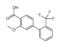 2-methoxy-4-[2-(trifluoromethyl)phenyl]benzoic acid Structure