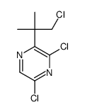 3,5-dichloro-2-(1-chloro-2-methylpropan-2-yl)pyrazine Structure