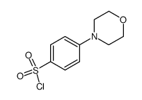 4-MORPHOLINOBENZENE-1-SULFONYL CHLORIDE结构式