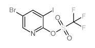 5-Bromo-3-iodopyridin-2-yl trifluoromethanesulfonate structure
