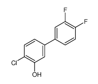 2-chloro-5-(3,4-difluorophenyl)phenol结构式