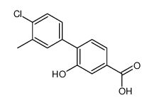 4-(4-chloro-3-methylphenyl)-3-hydroxybenzoic acid结构式