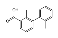2-methyl-3-(2-methylphenyl)benzoic acid Structure