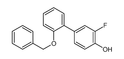 2-fluoro-4-(2-phenylmethoxyphenyl)phenol结构式