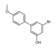 3-bromo-5-(4-methoxyphenyl)phenol结构式