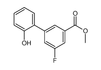 methyl 3-fluoro-5-(2-hydroxyphenyl)benzoate Structure